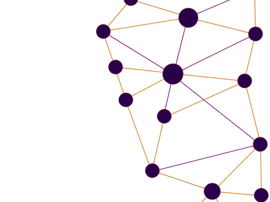 Abstract visual representation of data packets